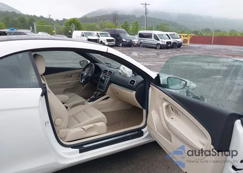 2012 Volkswagen Eos Komfort из США, поврежденный, VIN WVWBW7AH0CV004383